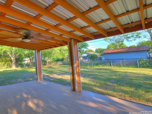 4330 Kilrea, San Antonio, TX 78219 - view of patio / terrace featuring a ceiling fan