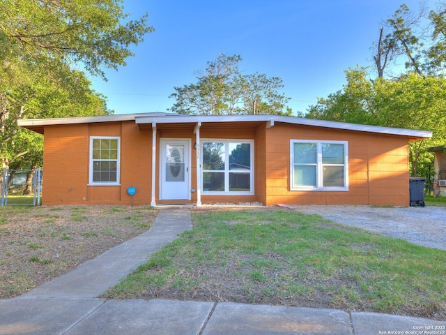 4330 Kilrea, San Antonio, TX 78219 - view of front of house with a front yard