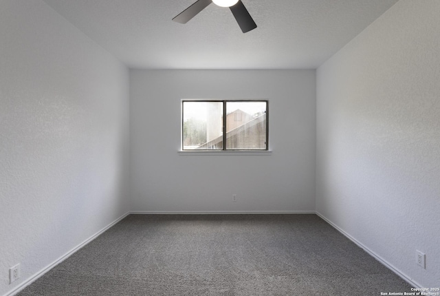 16726 Burning Glade, San Antonio, TX 78247 - spare room featuring carpet, ceiling fan, and baseboards