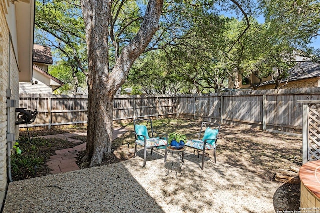 13018 Country Trl, San Antonio, TX 78216 - view of patio / terrace with a fenced backyard