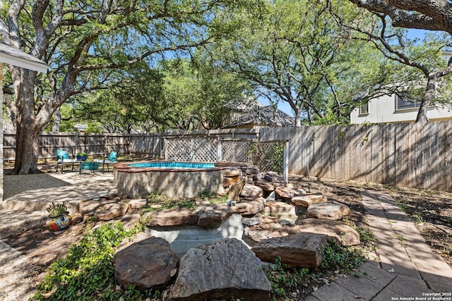 13018 Country Trl, San Antonio, TX 78216 - view of patio with a fenced backyard
