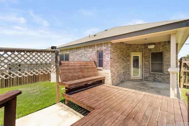13706 Trailside, Live Oak, TX 78233 - wooden terrace featuring a patio area