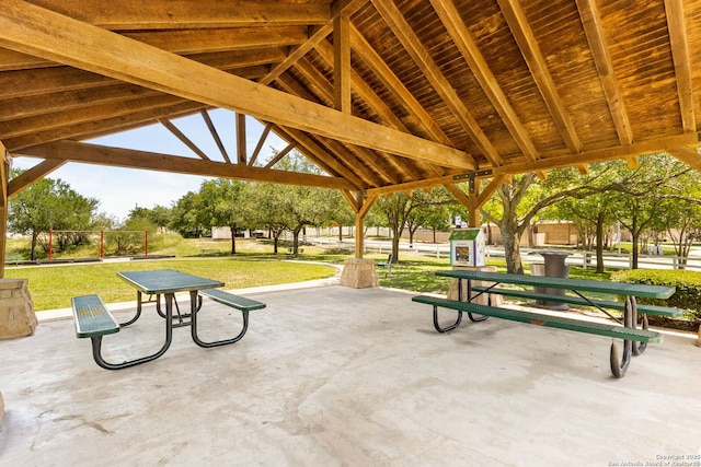 13706 Trailside, Live Oak, TX 78233 - view of community with a gazebo, a yard, and a patio