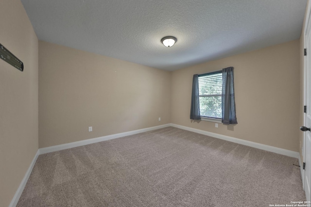 523 White Cyn, San Antonio, TX 78260 - carpeted spare room featuring baseboards and a textured ceiling