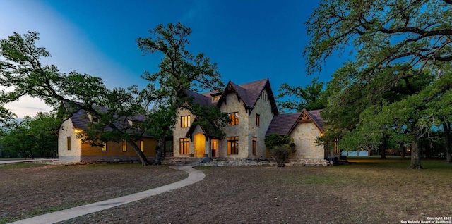 1104 Lois St, Kerrville, TX 78028 - tudor home featuring stone siding