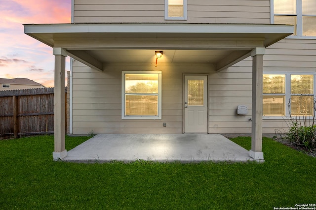102 Ville Serene, San Antonio, TX 78253 - view of exterior entry with a patio