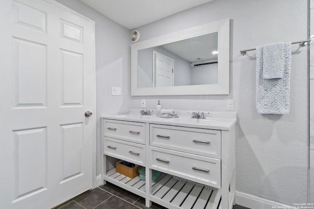 944 Fulton, San Antonio, TX 78201 - bathroom featuring vanity and tile patterned flooring