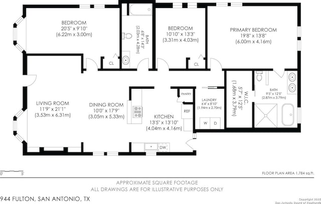 944 Fulton, San Antonio, TX 78201 - property floor plan