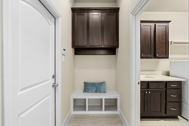 28114 Versant, Boerne, TX 78015 - mudroom featuring baseboards