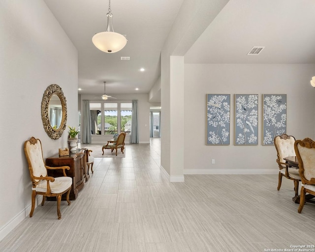 28114 Versant, Boerne, TX 78015 - sitting room with a ceiling fan and recessed lighting