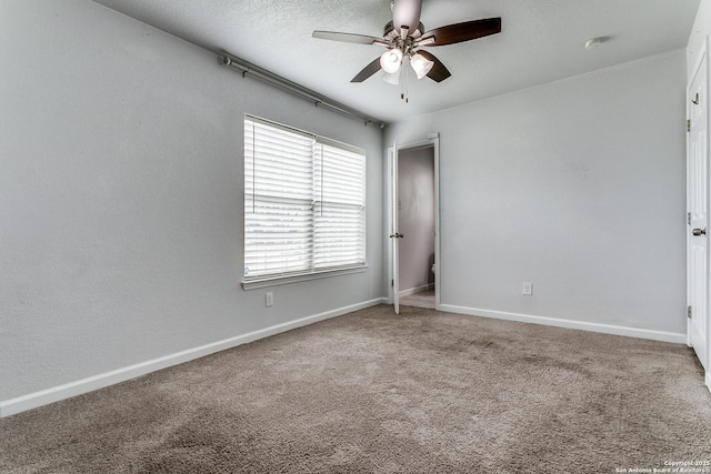 4439 Tropical Dr, San Antonio, TX 78218 - spare room with ceiling fan, carpet flooring, and baseboards
