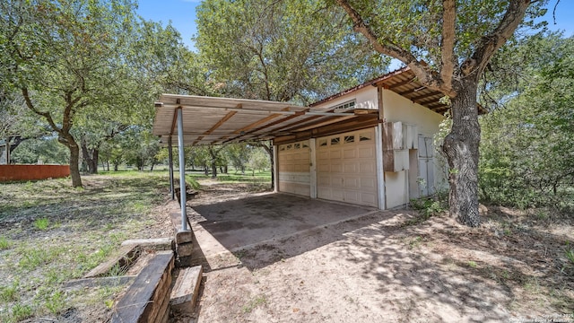 217 Sky View Dr, Adkins, TX 78101 - view of garage