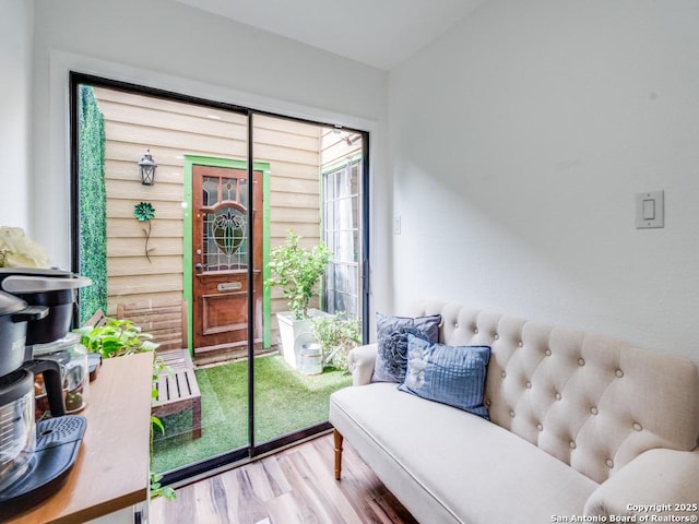 3605 Hidden Unit E1, San Antonio, TX 78217 - living area featuring wood finished floors