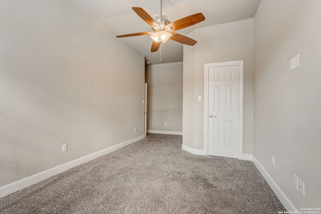 3419 Cherokee, San Antonio, TX 78253 - unfurnished bedroom with carpet, baseboards, and a ceiling fan