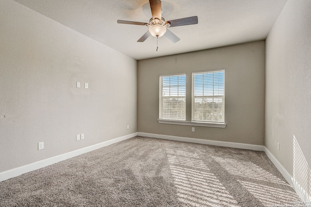 3419 Cherokee, San Antonio, TX 78253 - unfurnished room featuring carpet floors, ceiling fan, and baseboards