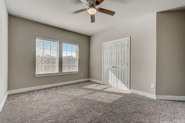 3419 Cherokee, San Antonio, TX 78253 - carpeted spare room featuring ceiling fan and baseboards