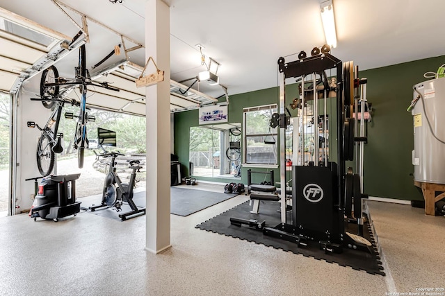 9811 Rebel Queen, San Antonio, TX 78255 - gym featuring water heater