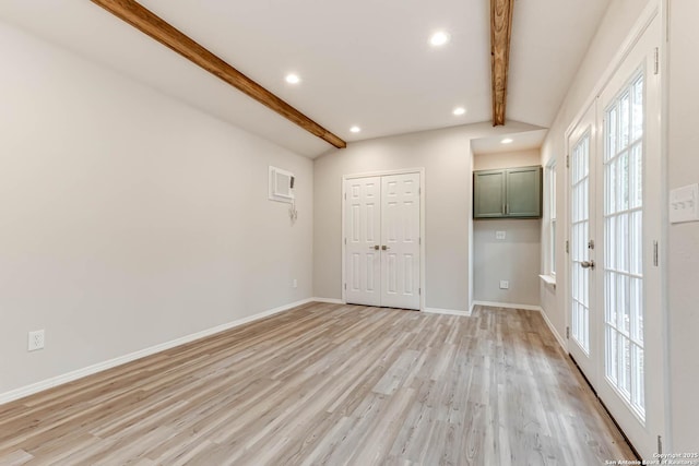 9811 Rebel Queen, San Antonio, TX 78255 - spare room featuring light wood-type flooring, baseboards, and recessed lighting