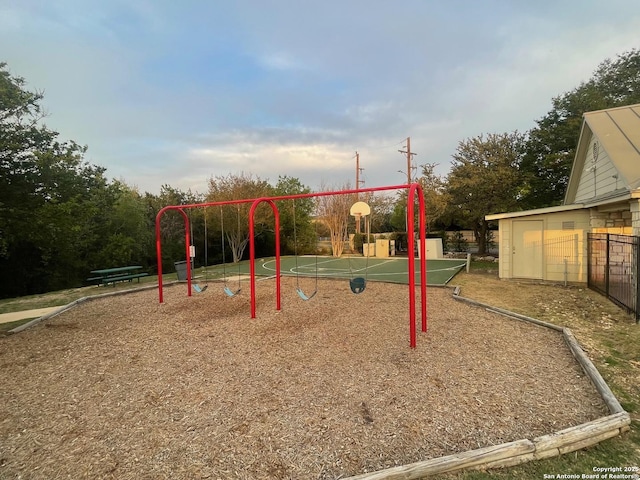 21503 Rio Comal, San Antonio, TX 78259 - view of community jungle gym
