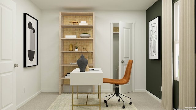 1054 Graham Bnd, San Antonio, TX 78221 - home office featuring carpet and baseboards