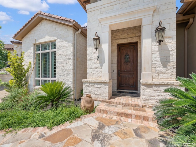 7 Naples Ct, San Antonio, TX 78257 - entrance to property featuring stone siding