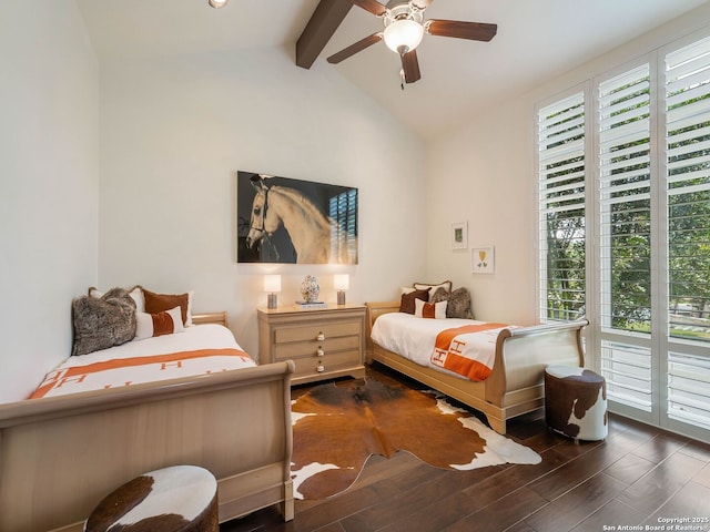 7 Naples Ct, San Antonio, TX 78257 - bedroom with wood finished floors, multiple windows, access to exterior, and ceiling fan