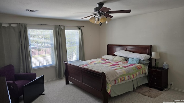 9406 Vallecito Pass, San Antonio, TX 78250 - bedroom featuring multiple windows, carpet floors, and baseboards