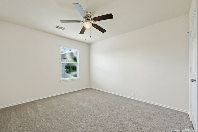 15603 Hastings Park, Selma, TX 78154 - empty room featuring carpet floors, ceiling fan, and baseboards