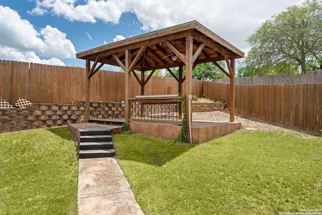 15603 Hastings Park, Selma, TX 78154 - view of yard with a gazebo