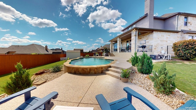 2542 Varrelmann, New Braunfels, TX 78132 - view of pool featuring a patio and a residential view