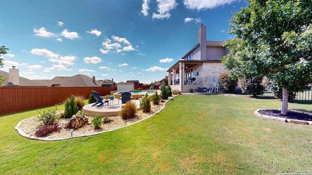 2542 Varrelmann, New Braunfels, TX 78132 - view of yard with a patio area