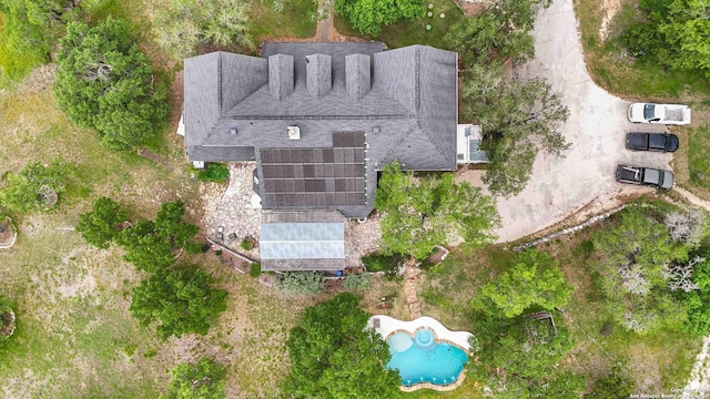 111 Kendall Oaks, Boerne, TX 78006 - aerial view of property and surrounding area with a pool area