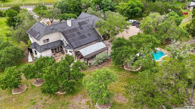 111 Kendall Oaks, Boerne, TX 78006 - view from above of property with a pool area