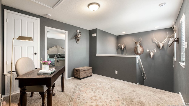 2527 Villa Rufina, San Antonio, TX 78259 - office area with carpet flooring and baseboards