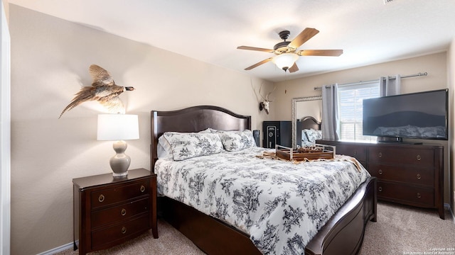 2527 Villa Rufina, San Antonio, TX 78259 - bedroom featuring carpet flooring and a ceiling fan