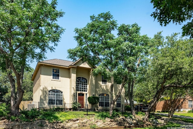 24807 Shining Arrow, San Antonio, TX 78258 - view of front of property with stucco siding