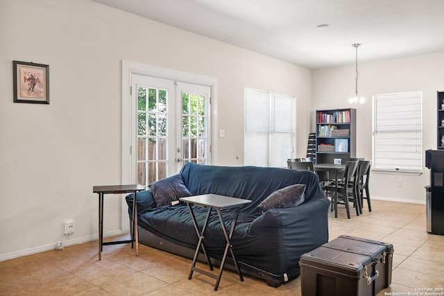 17 Oak Plz, San Antonio, TX 78216 - living room with light tile patterned floors and baseboards