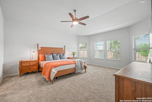 25826 Marigold Oaks, Boerne, TX 78006 - carpeted bedroom featuring baseboards and ceiling fan