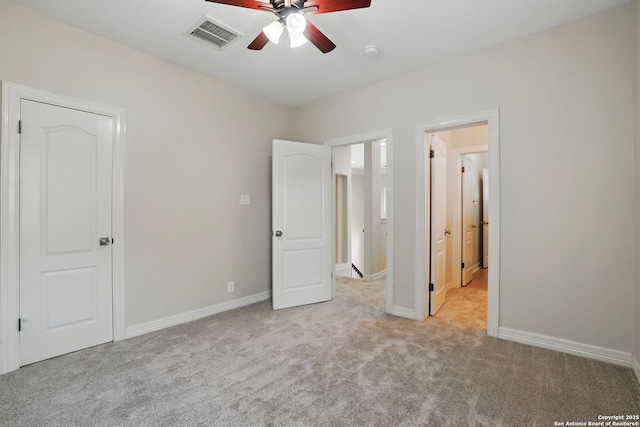 51 Stonewall Bnd, San Antonio, TX 78256 - unfurnished bedroom with carpet, baseboards, and ceiling fan