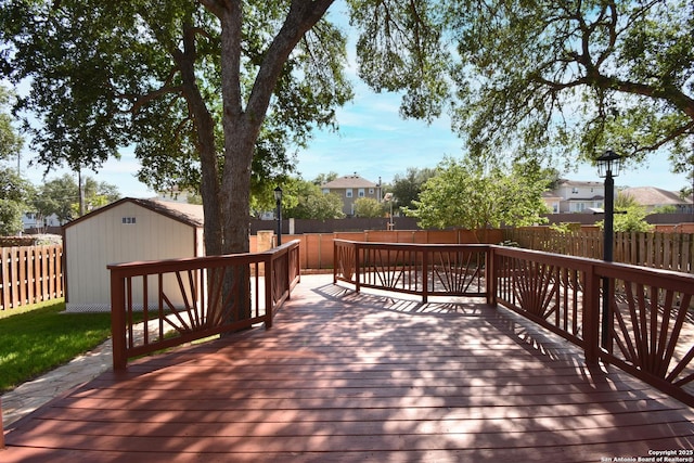 15850 Marisa Pl, San Antonio, TX 78247 - deck featuring a fenced backyard and a residential view