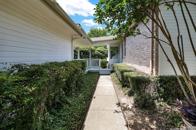 4635 Shavano Birch, San Antonio, TX 78230 - property entrance featuring brick siding