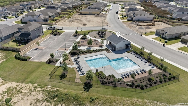 4540 Appaloosa, San Antonio, TX 78245 - aerial perspective of suburban area featuring a pool