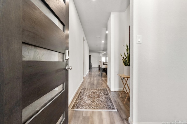 4540 Appaloosa, San Antonio, TX 78245 - corridor featuring wood finished floors and baseboards