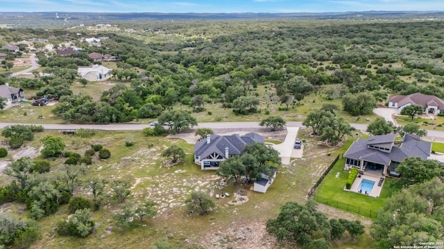 2319 Cascada, Spring Branch, TX 78070 - aerial perspective of suburban area featuring a forest