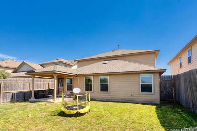 160 Jolie, Boerne, TX 78015 - rear view of property with a patio area and roof with shingles