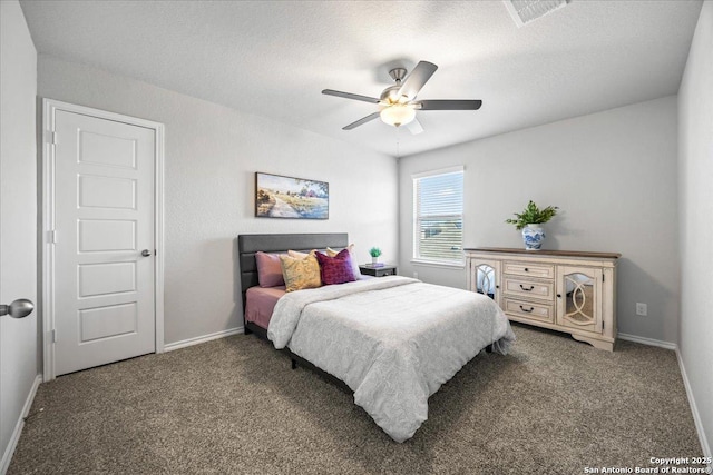 140 Whitetail Pass, San Antonio, TX 78253 - carpeted bedroom with baseboards and ceiling fan