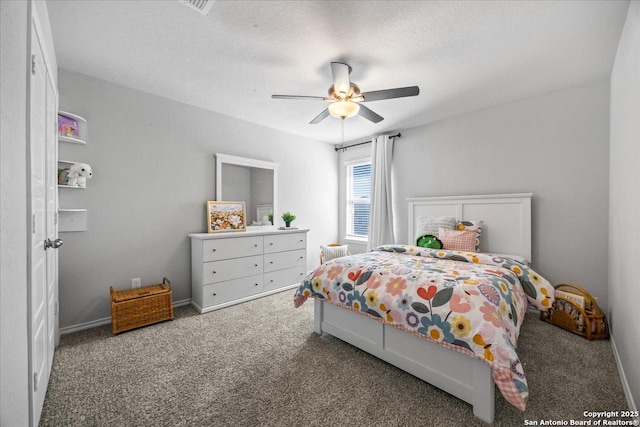 140 Whitetail Pass, San Antonio, TX 78253 - carpeted bedroom featuring ceiling fan