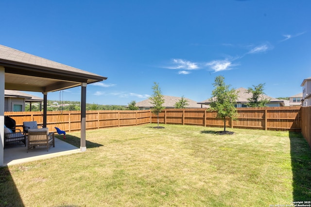 10227 Amaryllis, Boerne, TX 78006 - view of yard featuring a patio area