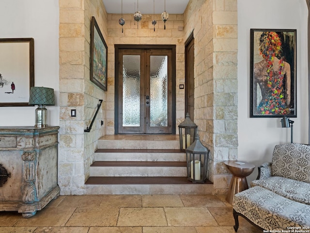 21214 W Tejas Trl, San Antonio, TX 78257 - entrance to property with french doors