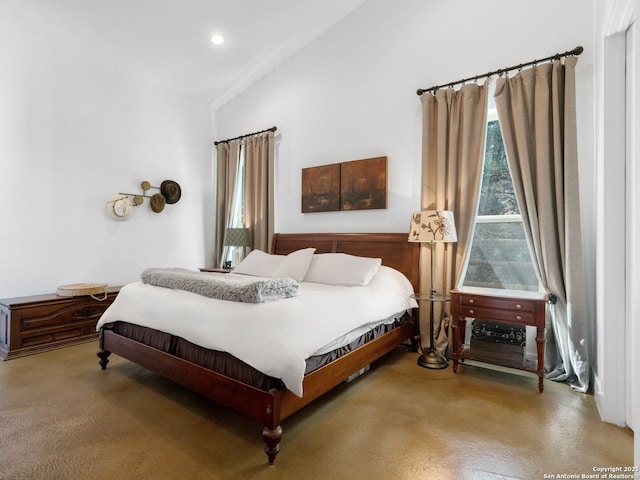 21214 W Tejas Trl, San Antonio, TX 78257 - bedroom featuring recessed lighting and vaulted ceiling